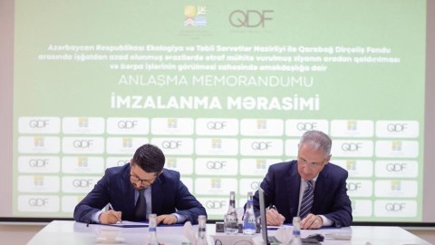 Nazirlə fond sədri anlaşma memorandumu İMZALADI