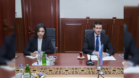 DGK sədri İsrail səfiri ilə görüşüb - FOTO