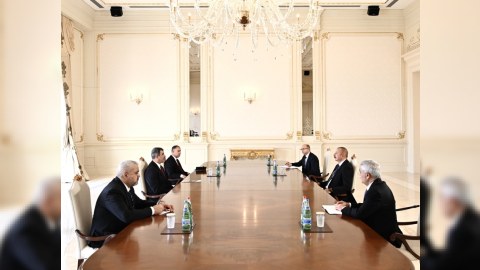 İlham Əliyev İraqın neft nazirini qəbul edib