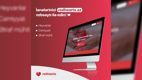 “Qırmızı ürəklər”in saytı təqdim edildi
