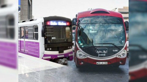 Həftəsonları ictimai nəqliyyat və metro işləyəcək - RƏSMİ