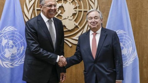 Lavrov BMT-nin Baş katibi ilə görüşüb