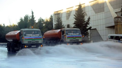 Bakıda 550 küçə dezinfeksiya olunub