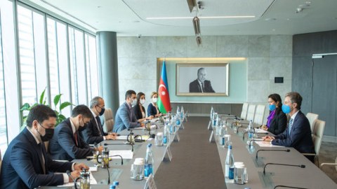 Mikayıl Cabbarov Alessandro Frakassetti ilə görüşüb