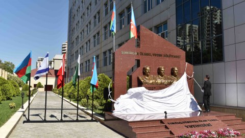 Şəhidlər Memorial Abidə Kompleksinin açılışı oldu