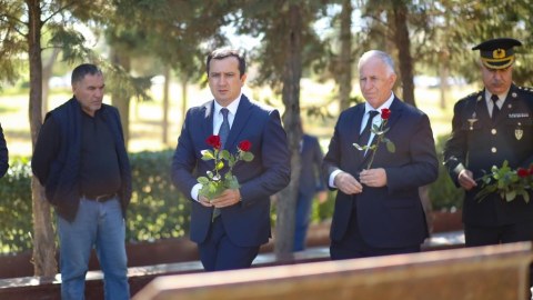 Şəmkirdə 27 sentyabr Anım Günü tədbiri keçirilib - FOTOLAR