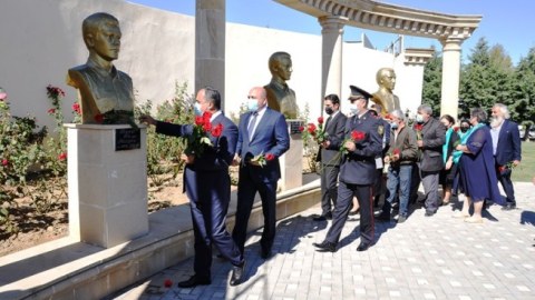 Goranboyda şəhidlər yad edildi