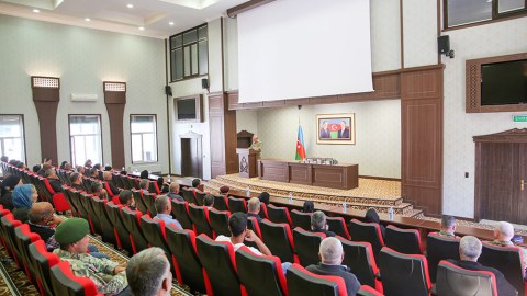 Şəhid ailələrinə orden və medallar təqdim edildi - VİDEO