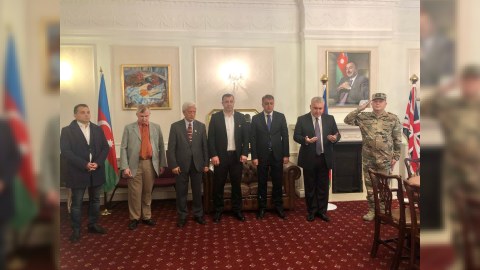 Vətən müharibəsi şəhidlərinin xatirəsi Londonda anıldı - FOTOLAR