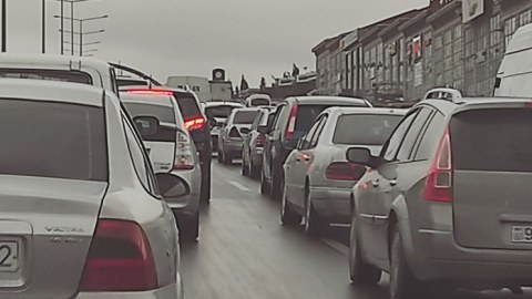 Bakı-Sumqayıt yolunda sıxlıq var