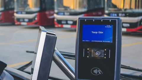 Sumqayıtda avtobuslar kart sisteminə keçib