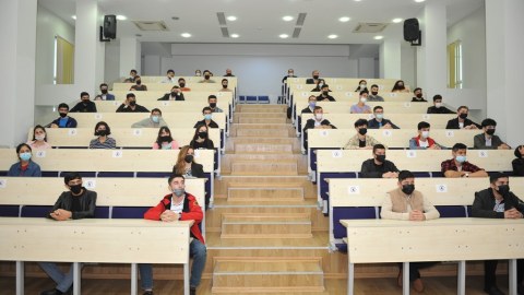 Bakı Mühəndislik Universitetində tələbələrlə görüş keçirilib