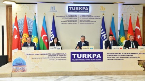 TÜRKPA ölkələrinin parlament sədrləri mətbuat konfransı keçirdi
