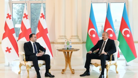 Prezident Gürcüstanın Baş naziri ilə görüşüb - YENİLƏNİB