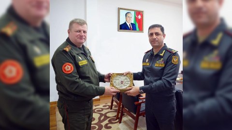 Azərbaycan və Belarus generalları görüşüb - FOTO