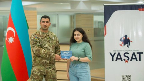 “YAŞAT”dan şəhidlərin tələbə övladlarına 2 min manat MÜKAFAT