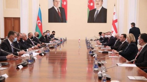 Gürcüstan-Azərbaycan iclasının yekunlarına dair Protokol imzalanıb