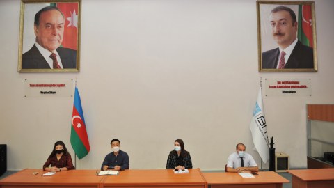 BMU-da tələbələrlə görüş keçirilib - FOTOLAR