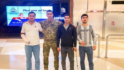 Daha 3 qazimiz sağalaraq Vətənə döndü