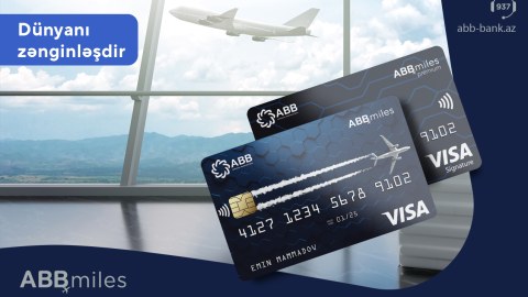 ABB Miles indi Visa kartları ilə