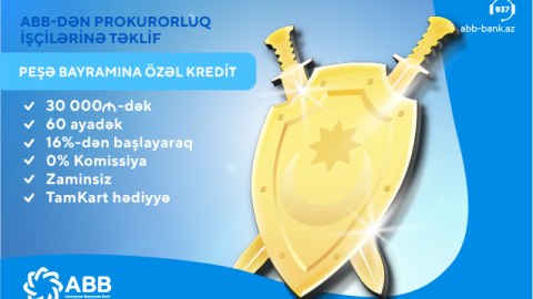Prokurorluq işçilərinə özəl kredit