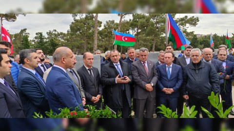Nərimanovda Şəhidin anım günü - FOTOLAR
