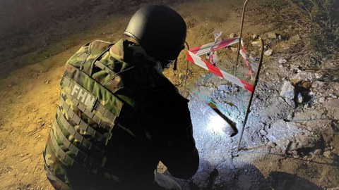 Bakıda top mərmisi tapıldı - FOTO
