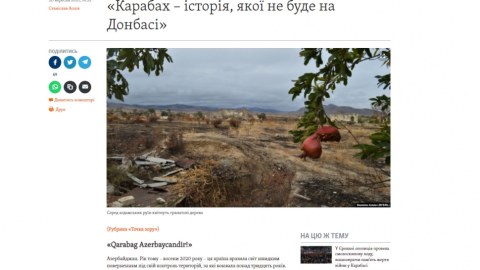 Ukraynalı bloger azad olunan ərazilərdən geniş reportaj hazırlayıb