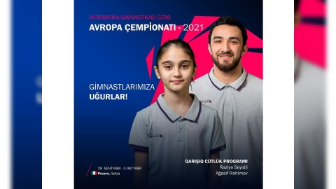 Gimnastlarımız Avropada gümüş medal qazandılar