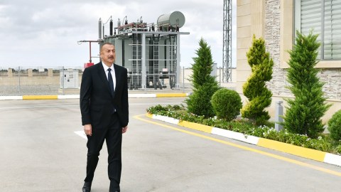Prezident “Cəbrayıl” yarımstansiyasının açılışını etdi