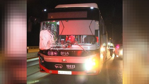 Bakıda avtobus qəzası - piyada ÖLDÜ