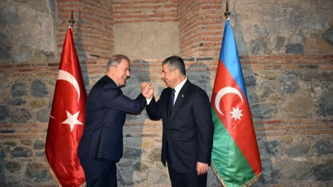 Zakir Həsənov Gürcüstanda Hulusi Akarla görüşdü - FOTO