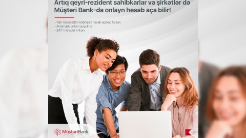 Kapital Bank-da onlayn hesab açmaq mümkün oldu