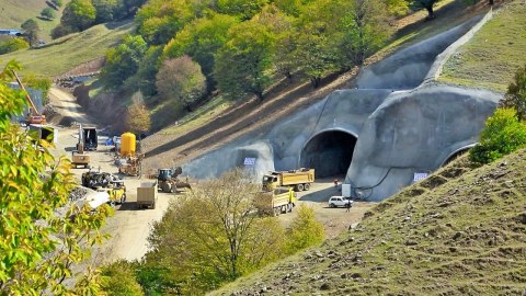 Murovdağ tunelinin inşasından FOTOLAR