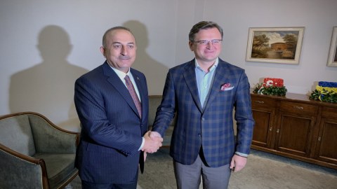 Türkiyə və Ukrayna XİN rəhbərləri görüşdü