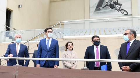 Fərid Qayıbov Velosiped Federasiyasında - FOTOLAR