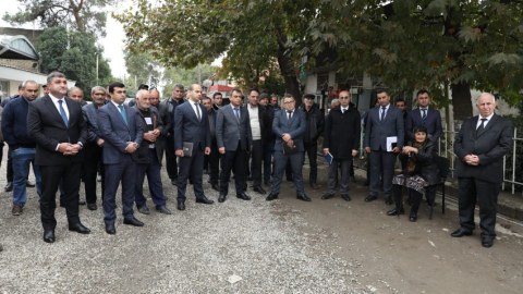“Azəriqaz” rəsmiləri Şəmkirdə - FOTO