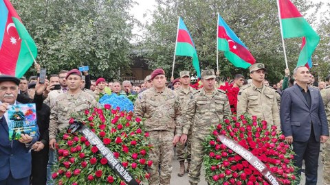 Vətən Müharibəsi Qəhrəmanının xatirəsinə abidə ucaldıldı - FOTO