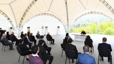 Prezident: "Bu gün Hadrutun yeni dövrü başlayır"