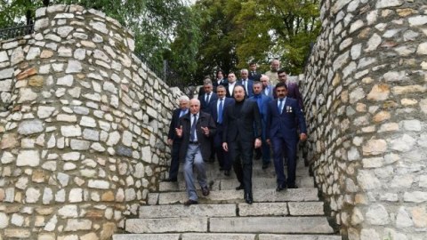"Elə bil ki, cənnətdir" - Prezident Tuğda...