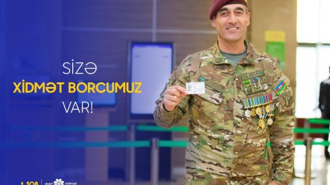Şəhid ailəsi və qazilərə növbəsiz XİDMƏT
