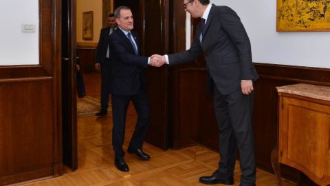 Serbiya prezidenti Ceyhun Bayramovu qəbul etdi