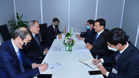 Ceyhun Bayramovla Özbəkistan XİN başçısı arasına GÖRÜŞ