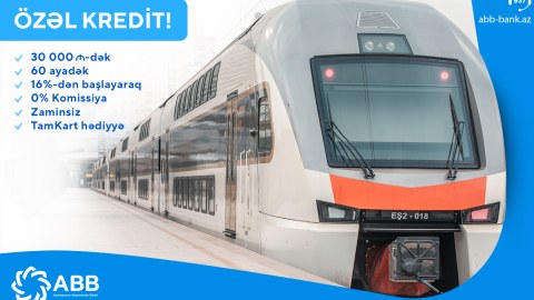 ABB-dən dəmiryolu işçilərinə özəl kredit