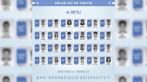 BMU-da yüksək bal toplayan TƏLƏBƏLƏR