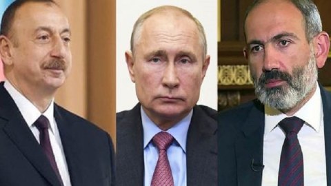 İlham Əliyev Putinin Qarabağ müharibəsindəki rolunu qeyd etdi