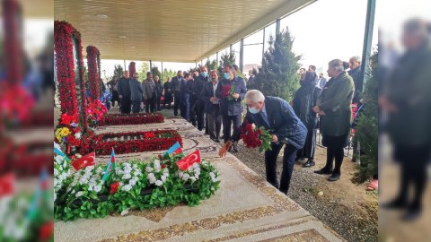 Goranboyda şəhid yad edildi - FOTO