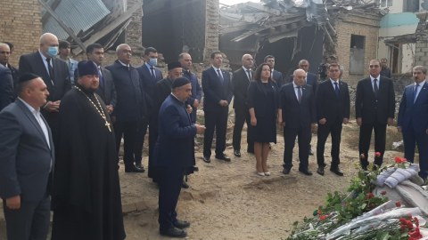 Gəncədə terror qurbanları anıldı