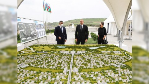 Füzulidə “Ağıllı kənd”in təməli qoyuldu