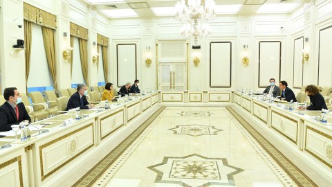 Sahibə Qafarova və NATO nümayəndələri arasında GÖRÜŞ